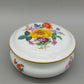Meissen Porzellan Dose mit Deckel – Handbemalt & Goldfarberand