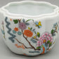 Aichi Seto Japan Porzellan Dose – Floral bemalt mit Deckel & Gold