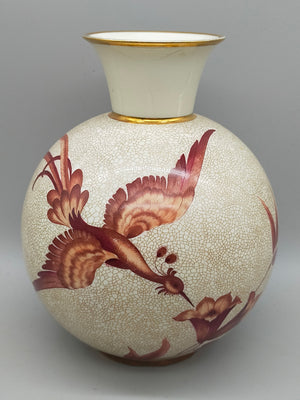 Rosenthal Vase mit Vogelmotiv - Elegantes