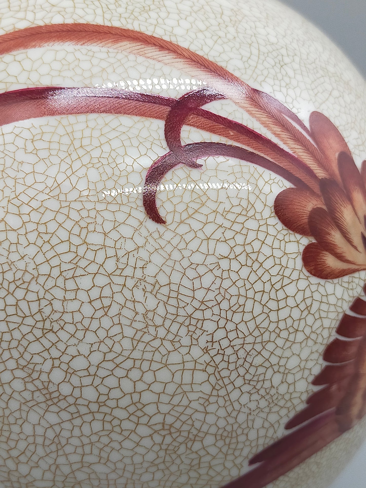 Rosenthal Vase mit Vogelmotiv - Elegantes