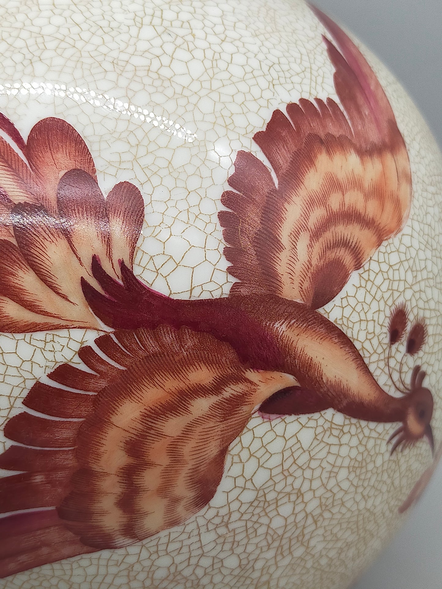 Rosenthal Vase mit Vogelmotiv - Elegantes