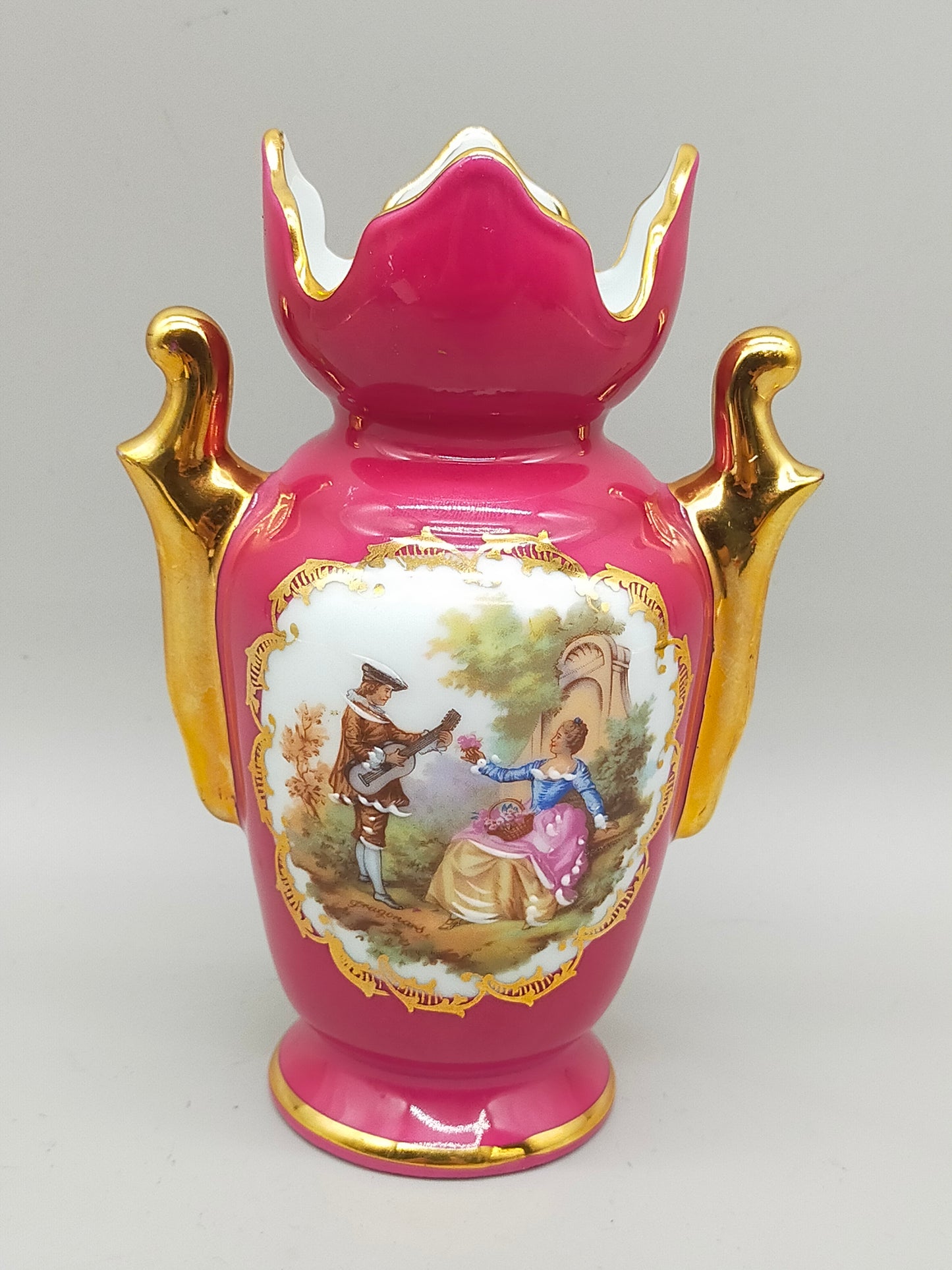 Vintage Limoges Miniatur Vase - Luxus