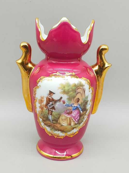 Vintage Limoges Miniatur Vase - Luxus