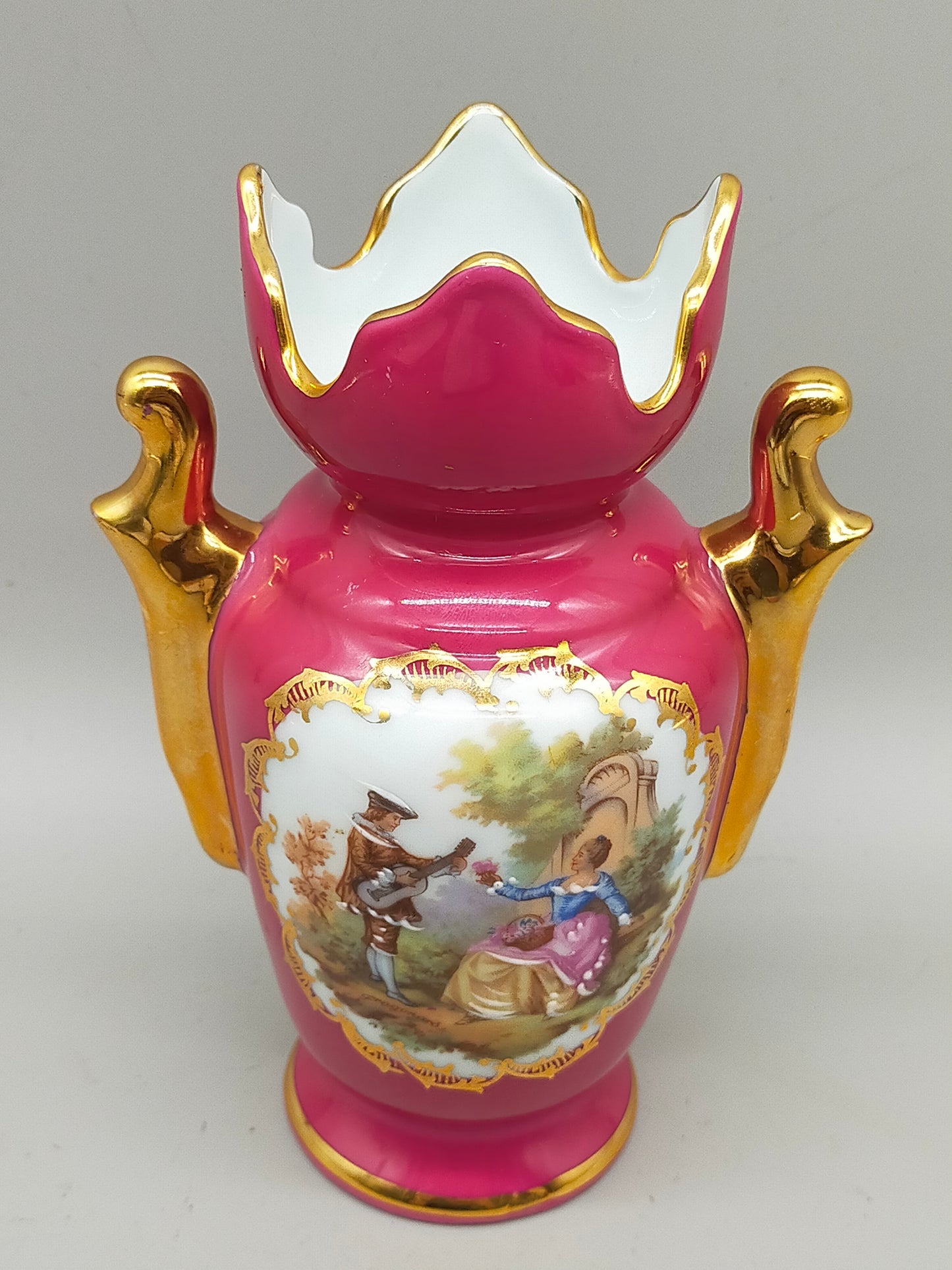 Vintage Limoges Miniatur Vase - Luxus