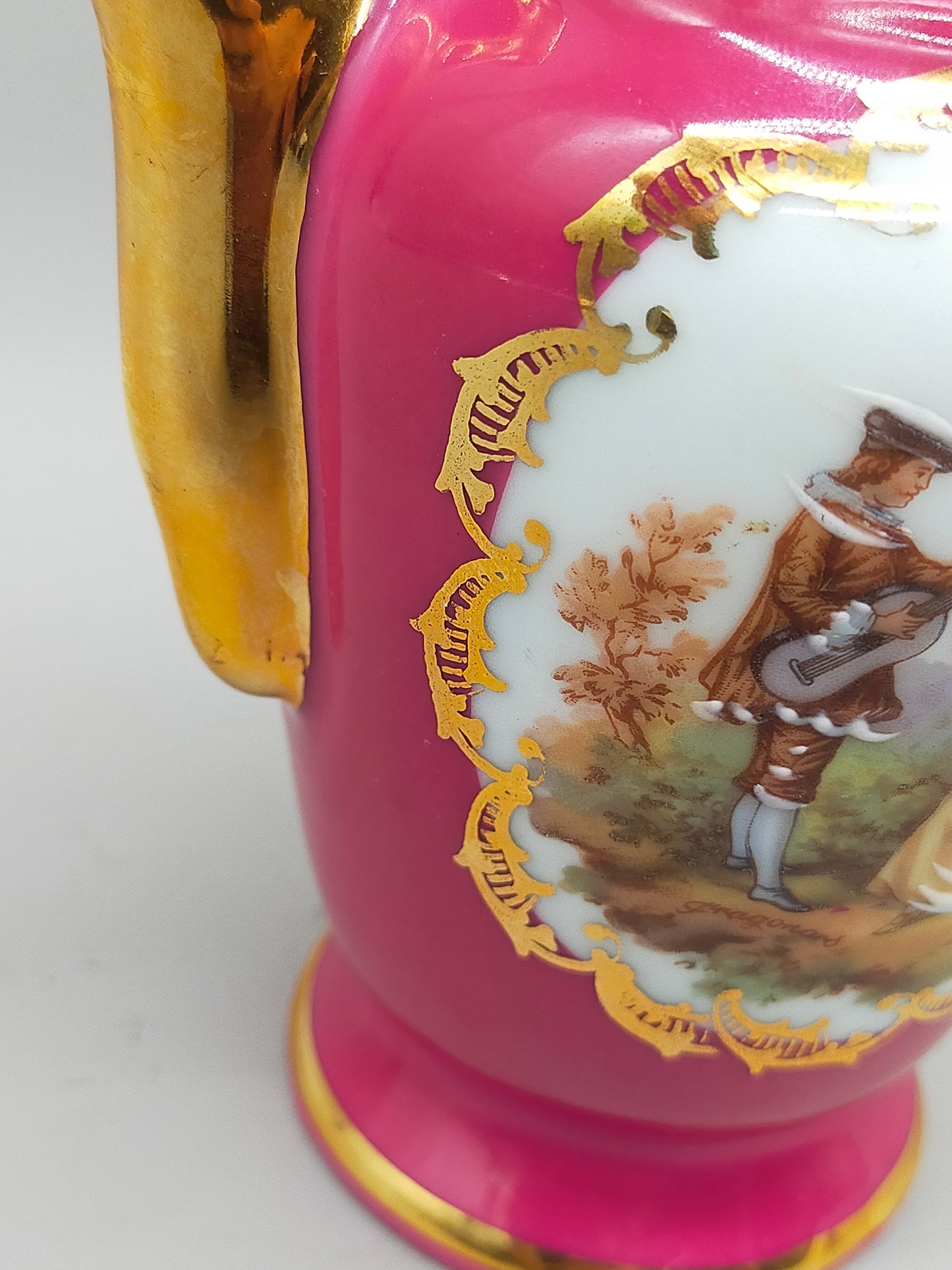 Vintage Limoges Miniatur Vase - Luxus