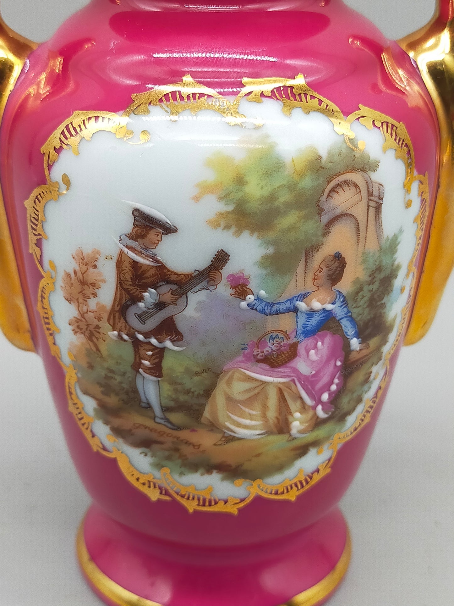 Vintage Limoges Miniatur Vase - Luxus