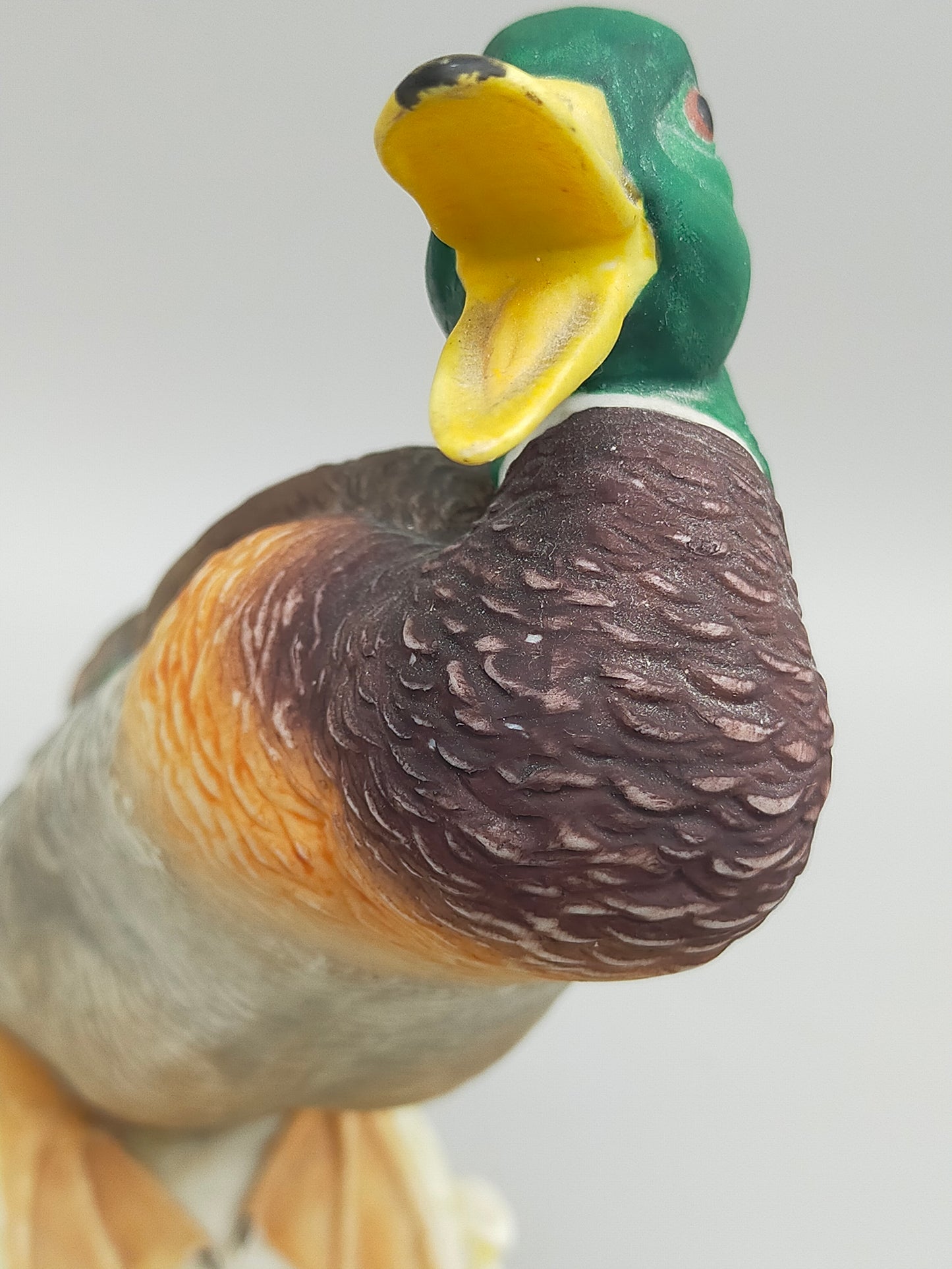 Porzellan Figur Erpel Hutschenreuther – Detailreicher Vogel