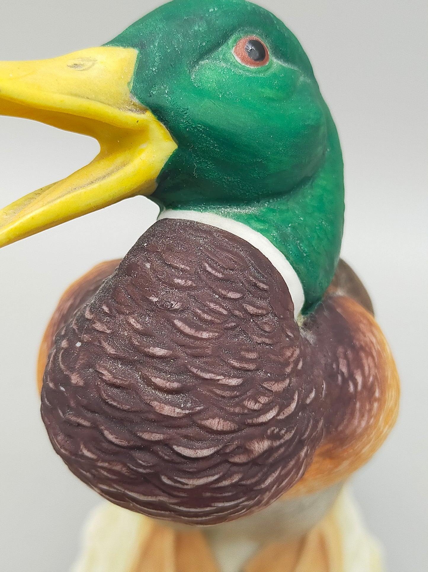 Porzellan Figur Erpel Hutschenreuther – Detailreicher Vogel
