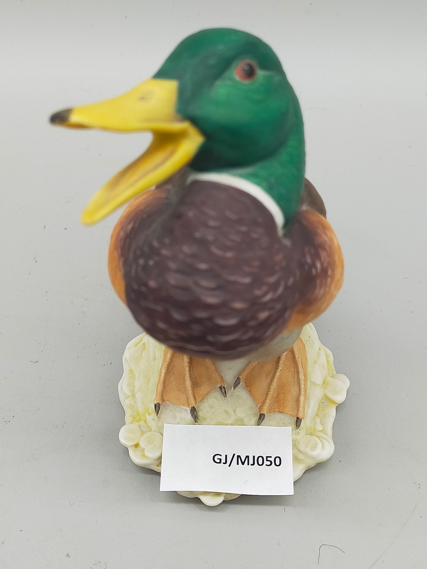 Porzellan Figur Erpel Hutschenreuther – Detailreicher Vogel
