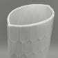 Zeitlose Alka Kunst Bavaria Vase – Weißes Relief-Design für modernes Wohnen