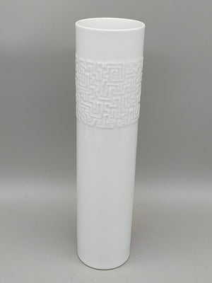 Edle AK Kaiser Porzellan Vase „Eos“ – Weißes Relief Design von M. Frey