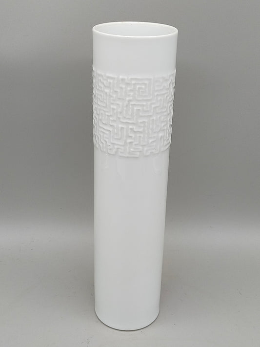 Edle AK Kaiser Porzellan Vase „Eos“ – Weißes Relief Design von M. Frey