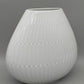 Exklusive H&G  Selb Bavaria Porzellan Vase – Weißes Relief-Design