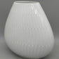 Exklusive H&G  Selb Bavaria Porzellan Vase – Weißes Relief-Design
