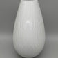 Exklusive H&G  Selb Bavaria Porzellan Vase – Weißes Relief-Design