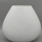 Exklusive H&G  Selb Bavaria Porzellan Vase – Weißes Relief-Design