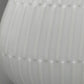 Exklusive H&G  Selb Bavaria Porzellan Vase – Weißes Relief-Design