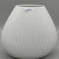 Exklusive H&G  Selb Bavaria Porzellan Vase – Weißes Relief-Design