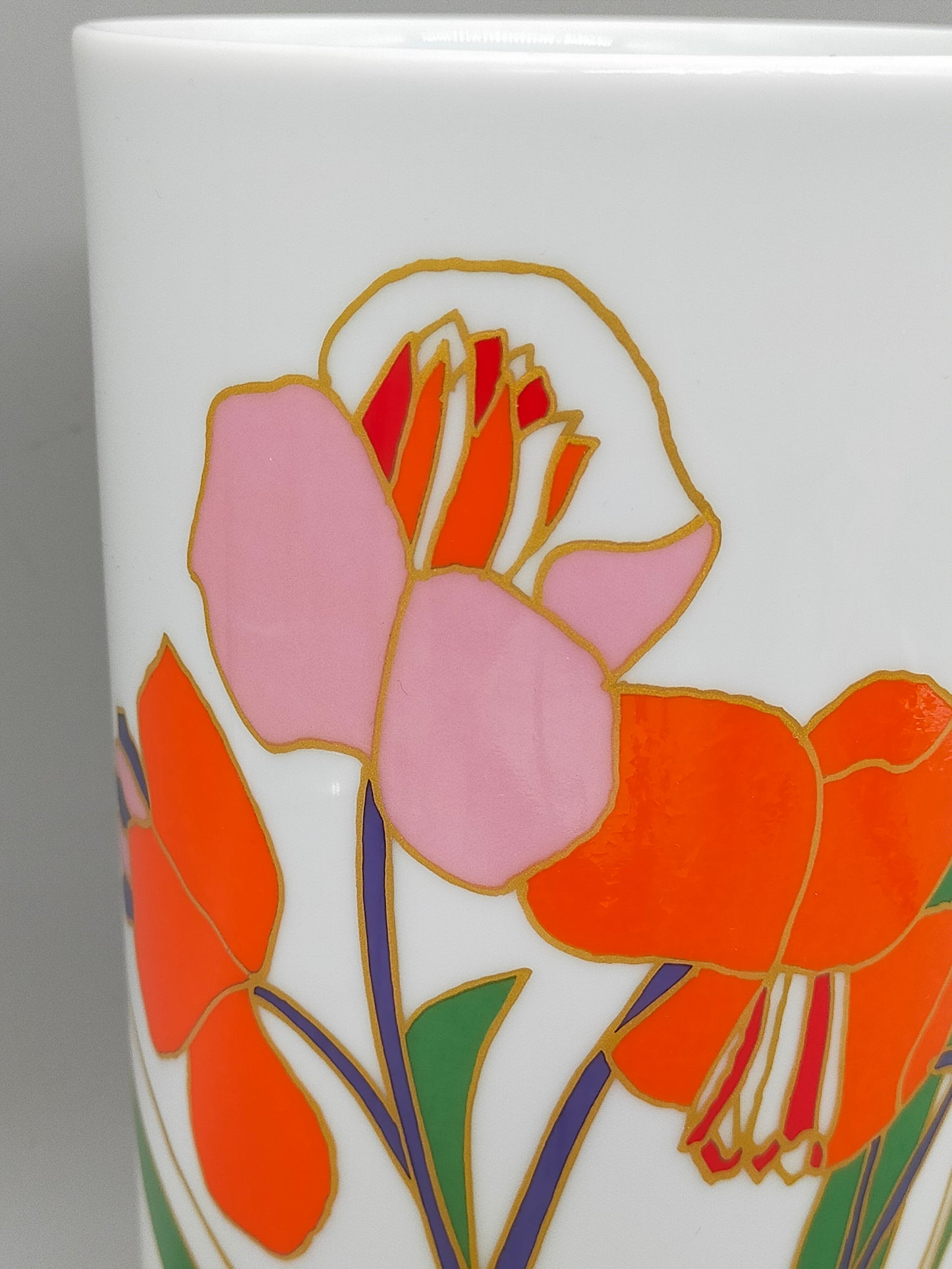 Elegante Rosenthal Studio-Linie Vase – Florales Design von Wolf Karnagel