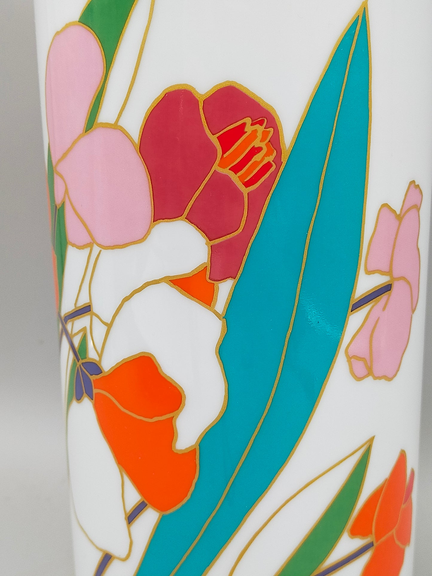 Elegante Rosenthal Studio-Linie Vase – Florales Design von Wolf Karnagel