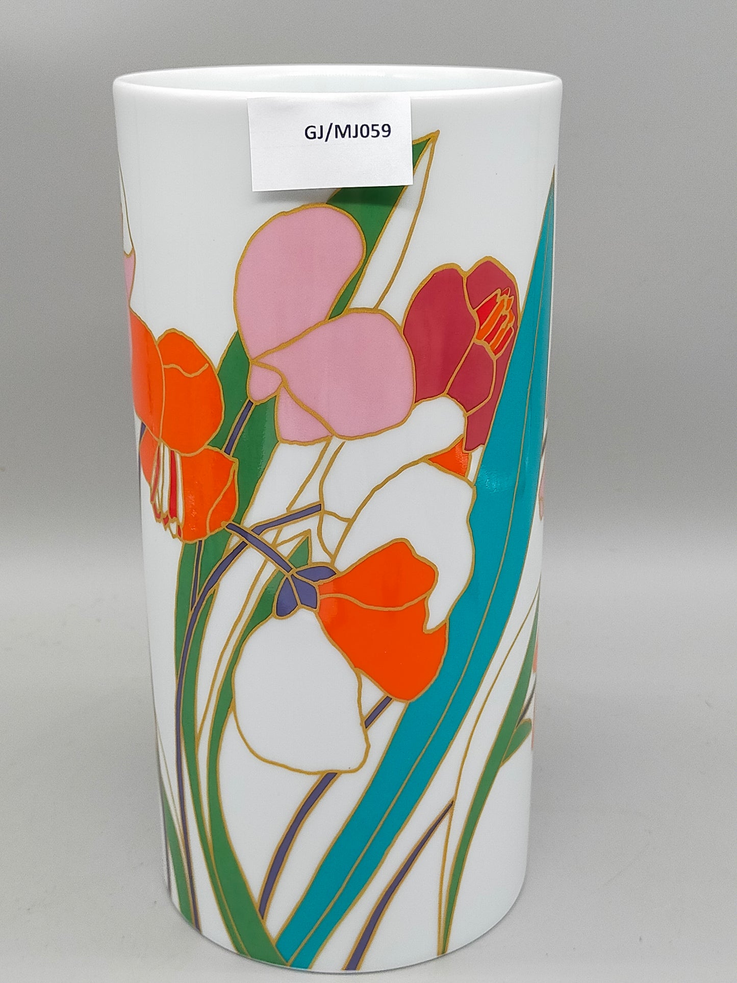 Elegante Rosenthal Studio-Linie Vase – Florales Design von Wolf Karnagel