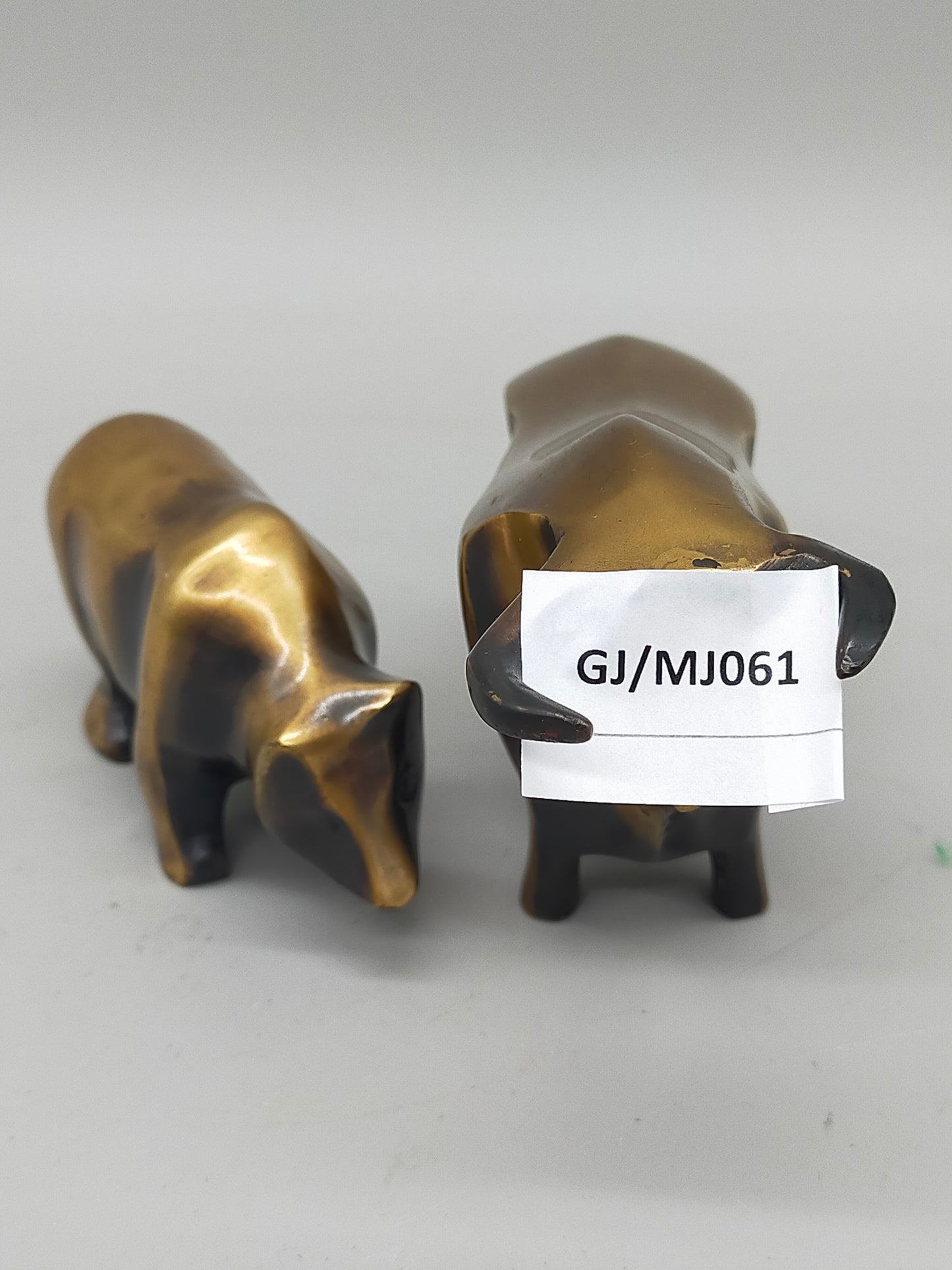 Modernes Börsenfiguren Set Bulle und Bär  Börse & Dax