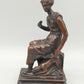 Antike Bronze Skulptur Sitzende Diana – Klassisches Design