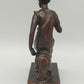 Antike Bronze Skulptur Sitzende Diana – Klassisches Design