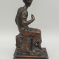 Antike Bronze Skulptur Sitzende Diana – Klassisches Design