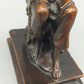 Antike Bronze Skulptur Sitzende Diana – Klassisches Design