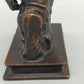 Antike Bronze Skulptur Sitzende Diana – Klassisches Design