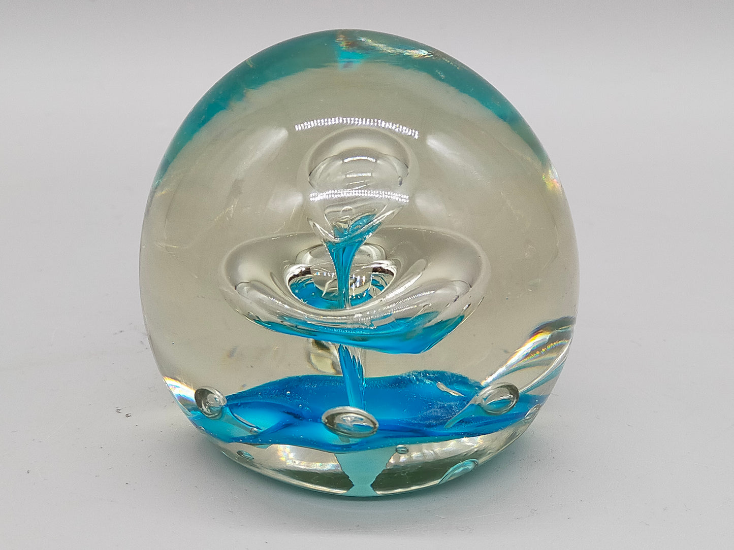 Edler Murano Glas Briefbeschwerer Set – Farbenfrohe Millefiori Kunst