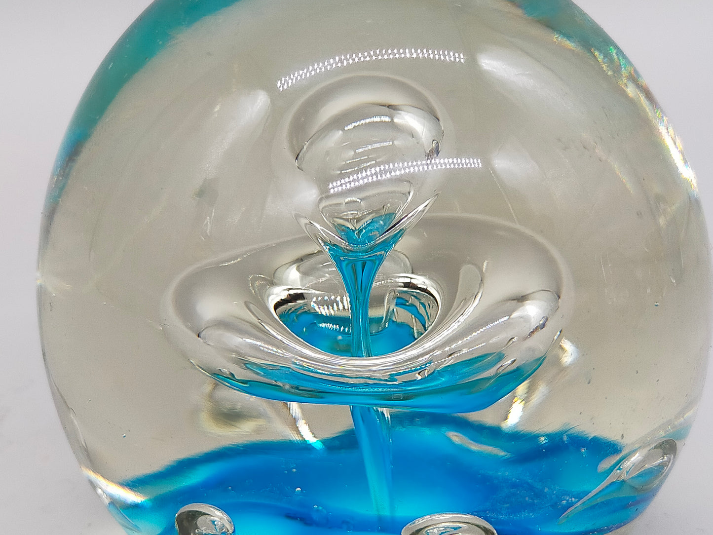 Edler Murano Glas Briefbeschwerer Set – Farbenfrohe Millefiori Kunst