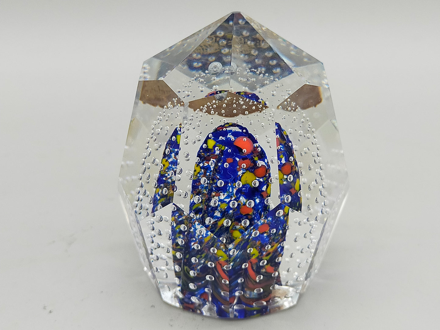 Edler Murano Glas Briefbeschwerer Set – Farbenfrohe Millefiori Kunst