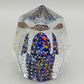 Edler Murano Glas Briefbeschwerer Set – Farbenfrohe Millefiori Kunst