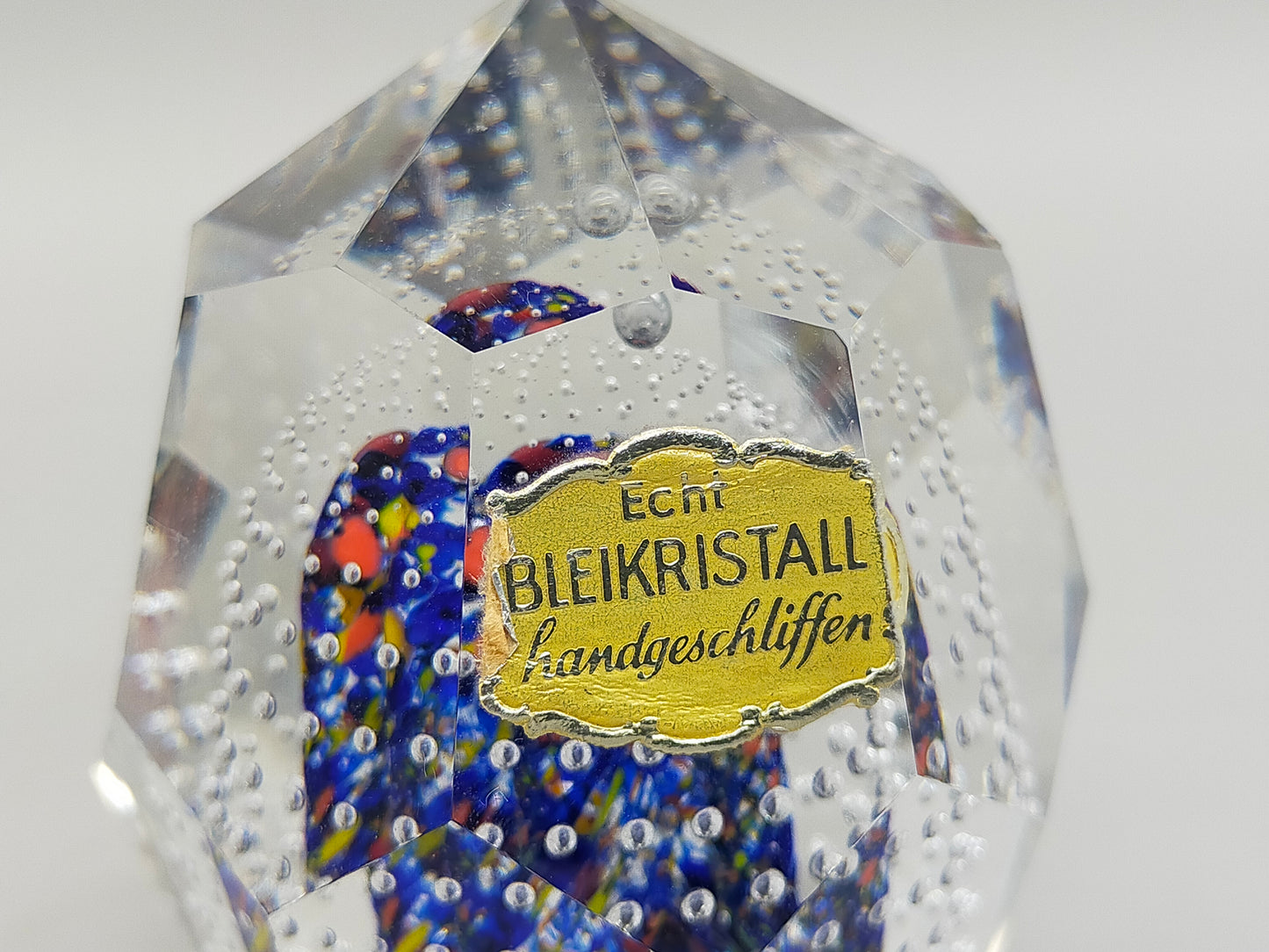 Edler Murano Glas Briefbeschwerer Set – Farbenfrohe Millefiori Kunst