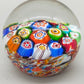 Edler Murano Glas Briefbeschwerer Set – Farbenfrohe Millefiori Kunst