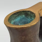 Antike Bronze Miniatur-Vase – Kunstvolle Reliefdarstellung mit Kriegern