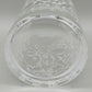 Stilvolle Glas Vase mit weißem Rankenmuster – Tischdeko