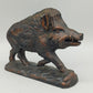 Massive Wildschwein Skulptur Bronze Dekoration – Rustikaler Keiler