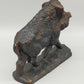 Massive Wildschwein Skulptur Bronze Dekoration – Rustikaler Keiler