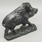 Rustikale Wildschwein Skulptur – Massive Tierfigur aus Gusseisen
