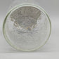Vintage Cocktailshaker aus Crackle-Glas – Mid-Century Bar-Accessoire