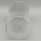 Vintage Cocktailshaker aus Crackle-Glas – Mid-Century Bar-Accessoire
