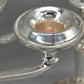 Elegante Versilberte Kerzenständer – Klassisches Set im Perlenrand Design