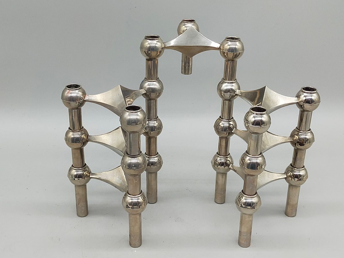 Design Klassiker: BMF Nagel S22 Kerzenständer – Modulares Vintage Syst – Gallery Jarrodi
