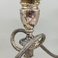 Edler Viners of Sheffield Kerzenleuchter – 3-flammig im Vintage-Stil - Versilbert