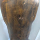 Große Buddha Statue aus Holz – Handgefertigte Tempelfigur mit Perlenkette