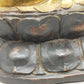 Antike Doppel-Buddha Statue – Spirituelle Kunst aus Bronze & Gold-Finish