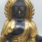 Antike Doppel-Buddha Statue – Spirituelle Kunst aus Bronze & Gold-Finish